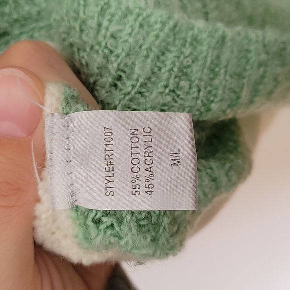 Rehab Oversised Colorblock Cardigan - Picture 8 of 8